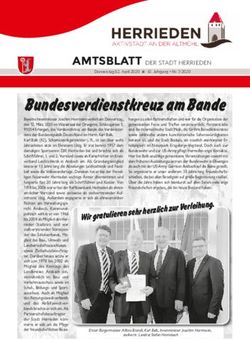 Bundesverdienstkreuz am Bande - AMTSBLATT DER STADT HERRIEDEN