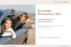 SERVICEATLAS KFZ-VERSICHERER 2019 - WETTBEWERBSANALYSE ZUR KUNDENORIENTIERUNG STUDIENFLYER UND BESTELLFORMULAR - SERVICEVALUE