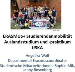 ERASMUS+ STUDIERENDENMOBILIT&Auml;T AUSLANDSSTUDIUM UND -PRAKTIKUM IFSKA - ANGELIKA WOLF DEPARTMENTAL ERASMUSCOORDINATOR STUDENTISCHE MITARBEITERINNEN: ...