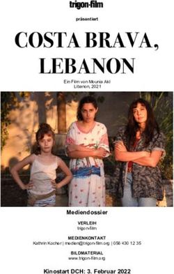 COSTA BRAVA, LEBANON - Mediendossier Kinostart DCH: 3. Februar 2022 VERLEIH - Trigon Film