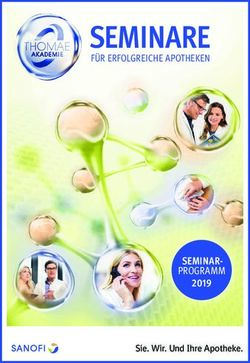SEMINARE - SEMINAR-PROGRAMM 2019 - selfmedic