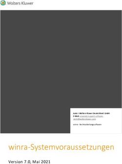 Winra-Systemvoraussetzungen - Version 7.0, Mai 2021 Autor: Wolters Kluwer Deutschland GmbH E-Mail: anwendersupport.software...