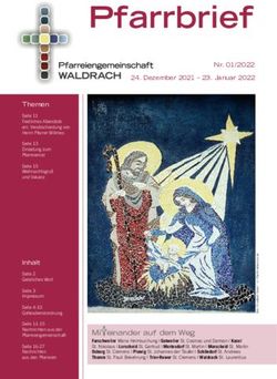 Pfarrbrief - Pfarreiengemeinschaft Waldrach