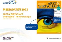 Mediadaten 2023 ARZT & WIRTSCHAFT Orthop&auml;die Rheumatologie