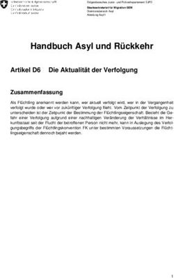 Handbuch Asyl und R&uuml;ckkehr