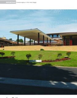 REPORTAGE Erweiterungsbau im Park Hotel Weggis