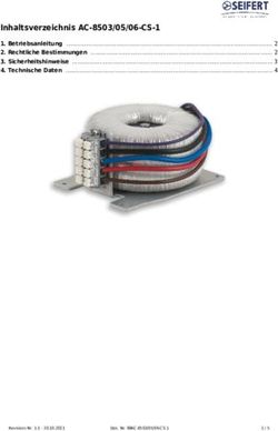 Inhaltsverzeichnis AC-8503/05/06-CS-1 - Betriebsanleitung 2. Rechtliche Bestimmungen 3. Sicherheitshinweise 4. Technische Daten - Seifert ...