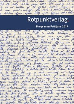 Rotpunktverlag. Programm Frühjahr 2019 - Prolit