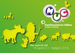 Programm 1. Halbjahr 2019 - Familienzentrum Dülken für Eltern und Kinder - beim Familienzentrum MUC