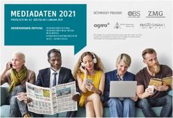 MEDIADATEN 2021 PREISLISTE NR. 62 G&Uuml;LTIG AB 1. JANUAR 2021 - DIE ZEITUNGEN