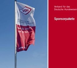 Sponsorpakete Verband f&uuml;r das Deutsche Hundewesen - Messe Hund und Katz Leipzig