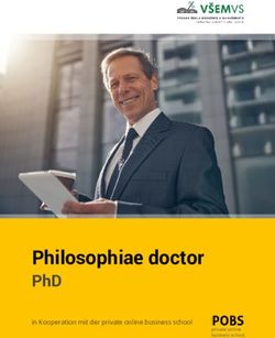 PHILOSOPHIAE DOCTOR PHD - IN KOOPERATION MIT DER PRIVATE ONLINE BUSINESS SCHOOL - FERNSTUDIUM DBA