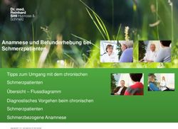 Anamnese und Befunderhebung bei Schmerzpatienten