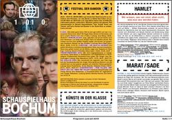 JUNI /JULI 2019 - Schauspielhaus Bochum