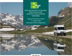 ERSCHLIESSUNG DER LETZTEN MEILE DANK DEM BUS ALPIN AM BEISPIEL DER REGIONALEN NATURP&Auml;RKE - Tagung Touristischer Verkehr 17. August 2021 Dominique ...