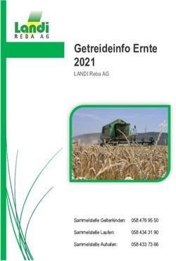 Getreideinfo Ernte 2021 - LANDI Reba AG - Sammelstelle Gelterkinden: 058 476 95 50 Sammelstelle Laufen: Sammelstelle Auhafen