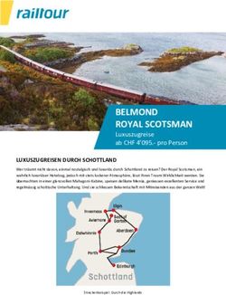 BELMOND ROYAL SCOTSMAN - Luxuszugreise ab CHF 4'095.- pro Person - railtour