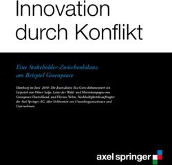 Innovation durch Konflikt - Eine Stakeholder-Zwischenbilanz am Beispiel Greenpeace