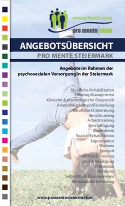 ANGEBOTS&Uuml;BERSICHT PRO MENTE STEIERMARK - STLP