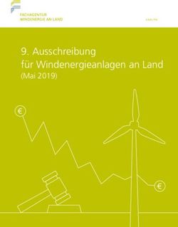 Ausschreibung für Windenergieanlagen an Land - (Mai 2019)