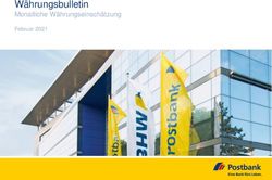 W&auml;hrungsbulletin Monatliche W&auml;hrungseinsch&auml;tzung - Februar 2021 - Postbank