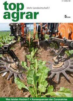 Was leisten Hacken? Konsequenzen der Coronakrise - 5/2020 H 13285/SR - Top Agrar