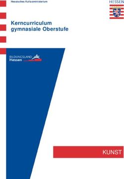 KUNST - Kerncurriculum gymnasiale Oberstufe Hessisches Kultusministerium