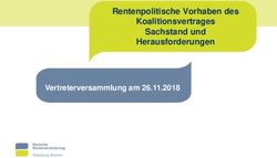 Rentenpolitische Vorhaben des Koalitionsvertrages Sachstand und Herausforderungen Vertreterversammlung am 26.11.2018