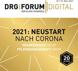 2021: NEUSTART NACH CORONA - PFLEGEMANAGEMENTFORUM KRANKENHAUSFORUM - | 19. M&auml;rz 2021 - DRG-Forum