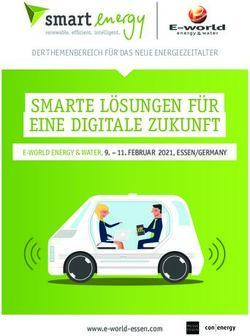 SMARTE LÖSUNGEN FÜR EINE DIGITALE ZUKUNFT - DER THEMENBEREICH FÜR DAS NEUE ENERGIEZEITALTER - E-world energy & water