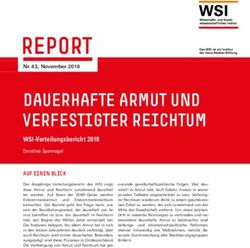 DAUERHAFTE ARMUT UND VERFESTIGTER REICHTUM - WSI-Verteilungsbericht 2018 - Hans-B&ouml;ckler-Stiftung