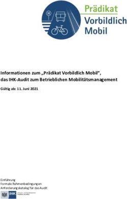 Informationen zum "Pr&auml;dikat Vorbildlich Mobil", das IHK-Audit zum Betrieblichen Mobilit&auml;tsmanagement - G&uuml;ltig ab: 11. Juni 2021 - IHK ...