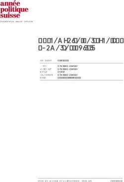 Ausgewählte Beiträge zur Schweizer Politik - Année politique Suisse