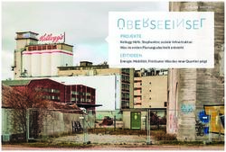 PROJEKTE Kellogg-H&ouml;fe, Stephanitor, soziale Infrastruktur: LEITIDEEN