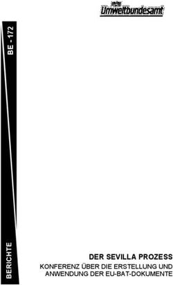 DER SEVILLA PROZESS KONFERENZ &Uuml;BER DIE ERSTELLUNG UND ANWENDUNG DER EU-BAT-DOKUMENTE