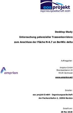 Desktop Study Untersuchung potenzieller Trassenkorridore zum Anschluss der Fläche N-6.7 an BorWin delta - Amprion