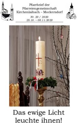 Das ewige Licht leuchte ihnen! - Pfarrbrief der Pfarreiengemeinschaft Kirchenlaibach - Mockersdorf - Kirchenlaibach-Mockersdorf