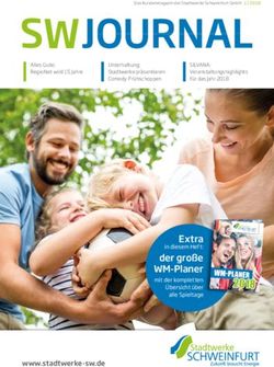 Extra in diesem Heft: www.stadtwerke-sw.de - Stadtwerke Schweinfurt