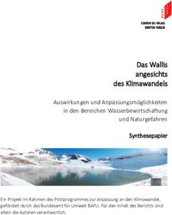 Das Wallis angesichts des Klimawandels - Vs.ch