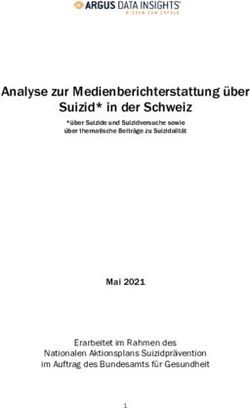 Analyse zur Medienberichterstattung über Suizid* in der Schweiz - BAG