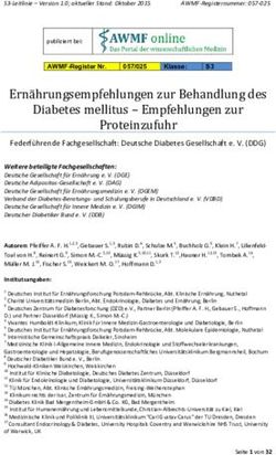 Diabetes mellitus - Empfehlungen zur