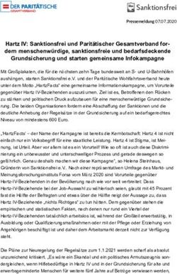 Hartz IV: Sanktionsfrei und Parit&auml;tischer Gesamtverband for- dern menschenw&uuml;rdige, sanktionsfreie und bedarfsdeckende Grundsicherung und starten ...