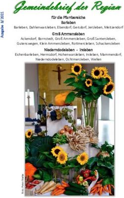 Gemeindebrief der Region - EKMD