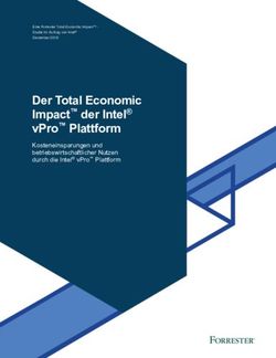 Der Total Economic Impact der Intel vPro Plattform - Kosteneinsparungen und betriebswirtschaftlicher Nutzen durch die Intel vPro Plattform - Intel ...