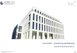 Corona-Hilfen - Unterst&uuml;tzung oder Marketing? - Soko Senat