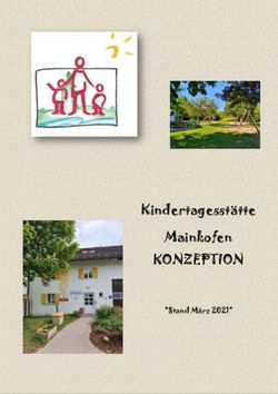 KONZEPTION Kindertagesst&auml;tte Mainkofen - *Stand M&auml;rz 2021* - Diakonie Landshut