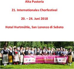 Alta Pusteria 21. Internationales Chorfestival 20 - 24. Juni 2018 Hotel Hurtm&uuml;hle, San Lorenzo di Sebato