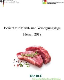Bericht zur Markt- und Versorgungslage Fleisch 2018 - BLE