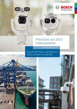 Preisliste Juli 2021 Videosysteme - Bosch hilft Ihnen, die Welt ein Stück sicherer zu machen - KAT2100002-0 Katalog ...