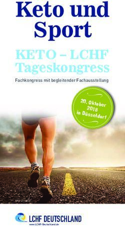Keto und Sport KETO - LCHF - Tageskongress W - LCHF Kongress